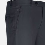 Cryon Grey Formal Cotton Stretchable Pant - John Ellies