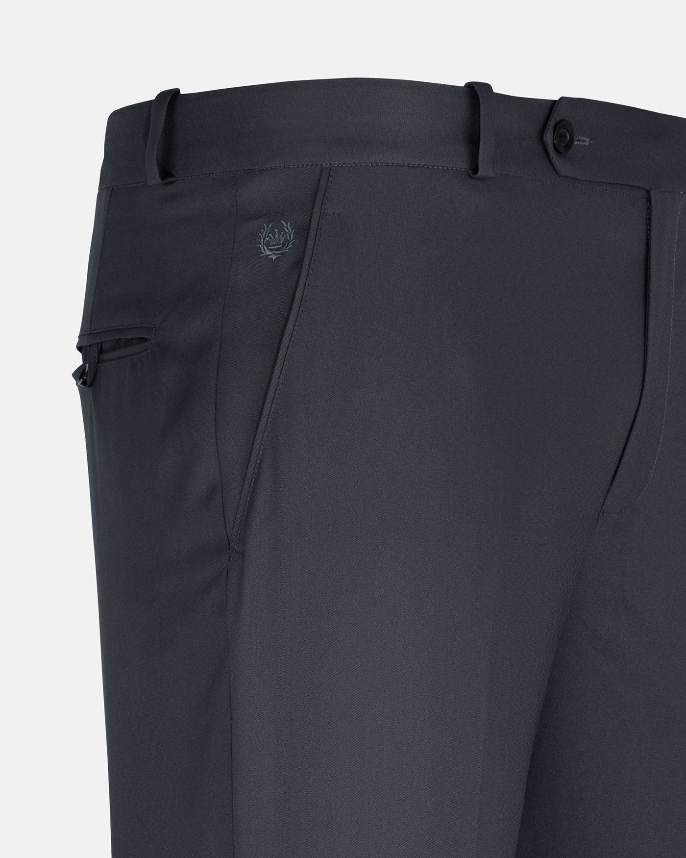 Cryon Grey Formal Cotton Stretchable Pant - John Ellies