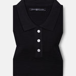 Welbern Black Cotton Polo T-Shirt - John Ellies