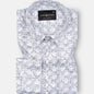 Florence Warm White Giza Cotton Printed Shirt - John Ellies