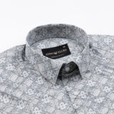 Florence Olive Giza Cotton Printed Shirt - John Ellies