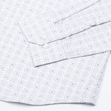 Florence Faint White Giza Cotton Printed Shirt - John Ellies