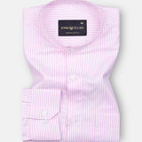 Luxline Pink Stripe Oxford Cotton Shirt - John Ellies