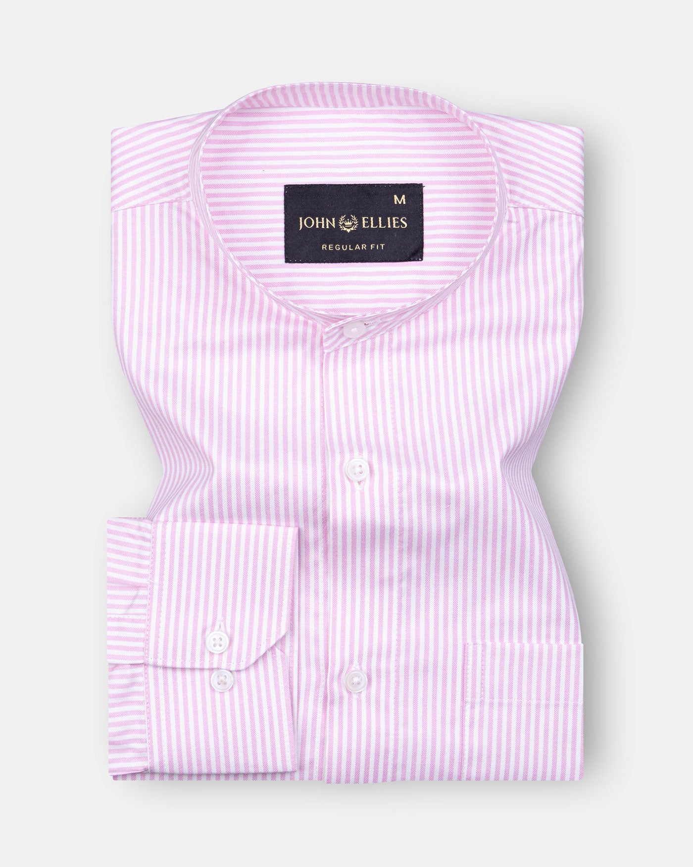 Luxline Pink Stripe Oxford Cotton Shirt - John Ellies