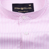 Luxline Pink Stripe Oxford Cotton Shirt - John Ellies