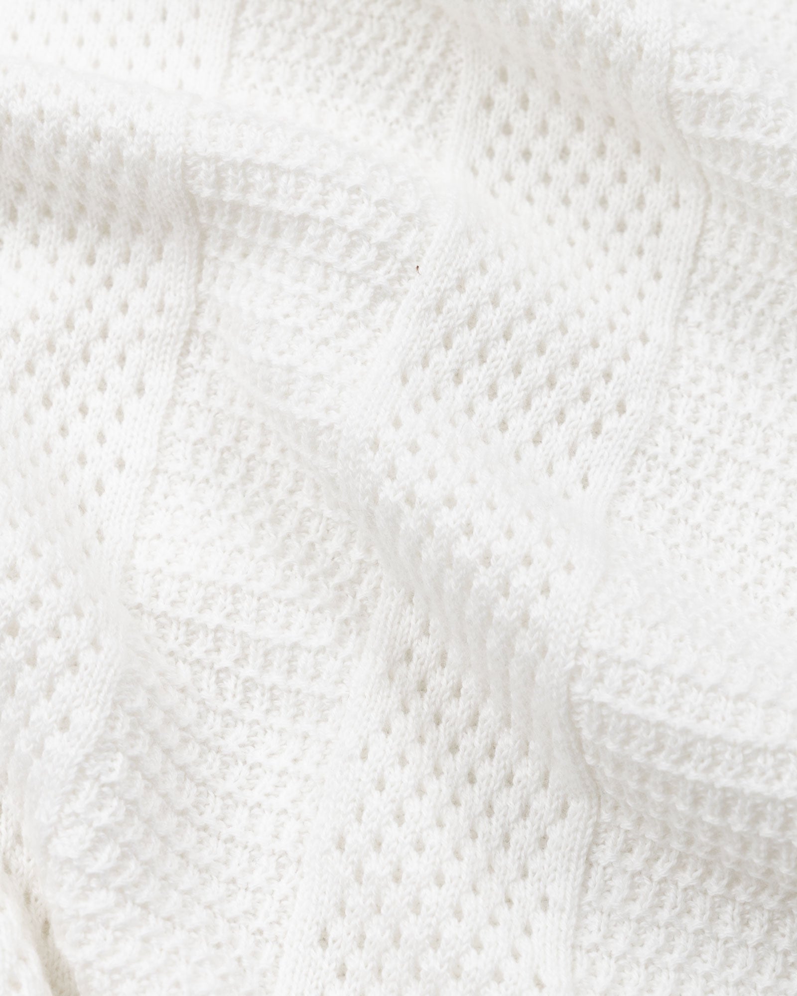 Austen White Cotton Polo T-Shirt - John Ellies