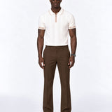 Austen White Cotton Polo T-Shirt