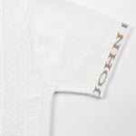 Austen White Cotton Polo T-Shirt - John Ellies