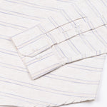 Luxline Cream Stripe Linen Shirt - John Ellies