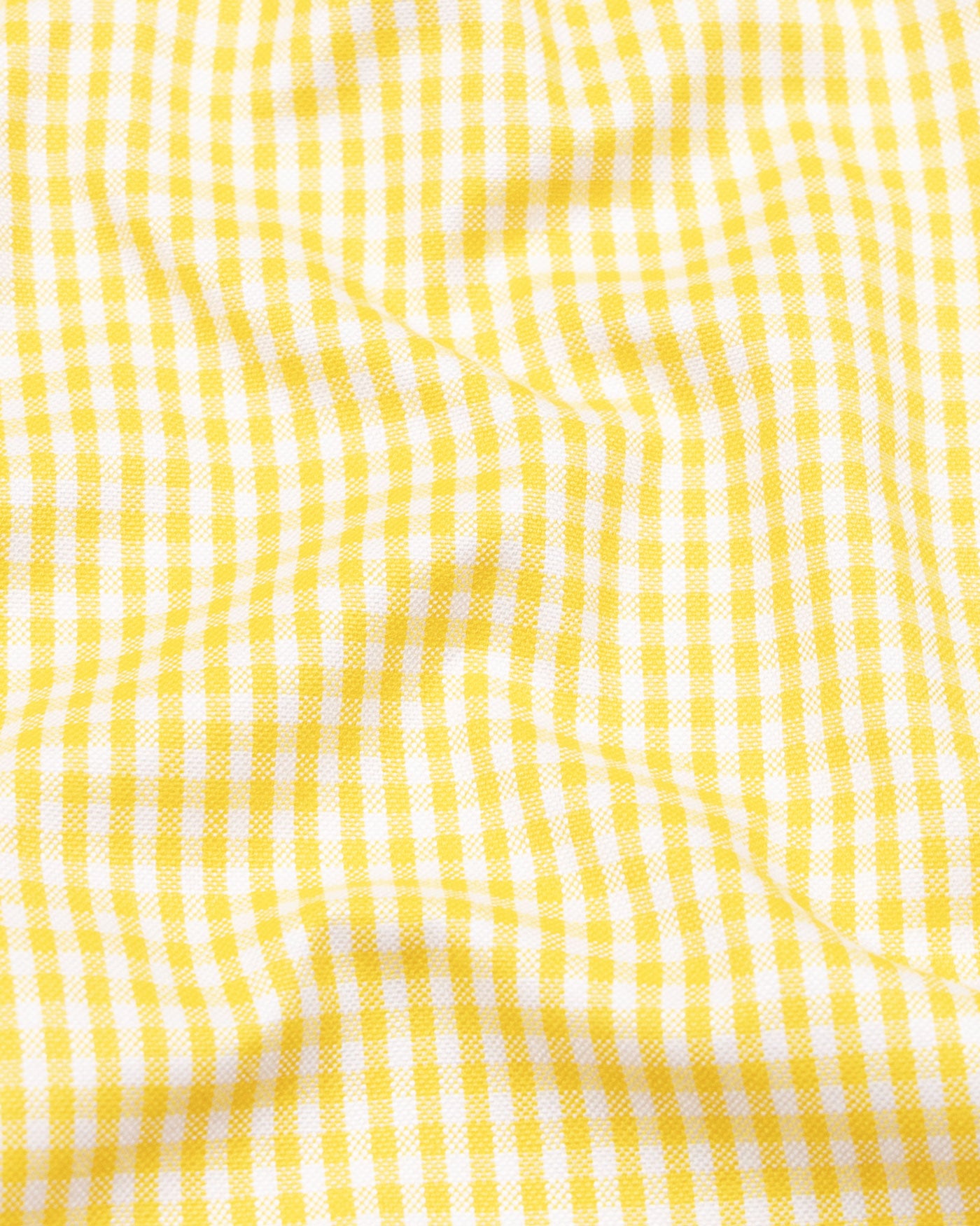 Luxline Yellow Check Oxford Cotton Shirt - John Ellies