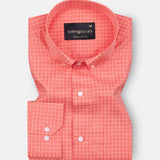 Weavex Red Check Button Down Polycotton Shirt