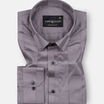 Loomera Metallic Checked Giza Cotton Shirt - John Ellies