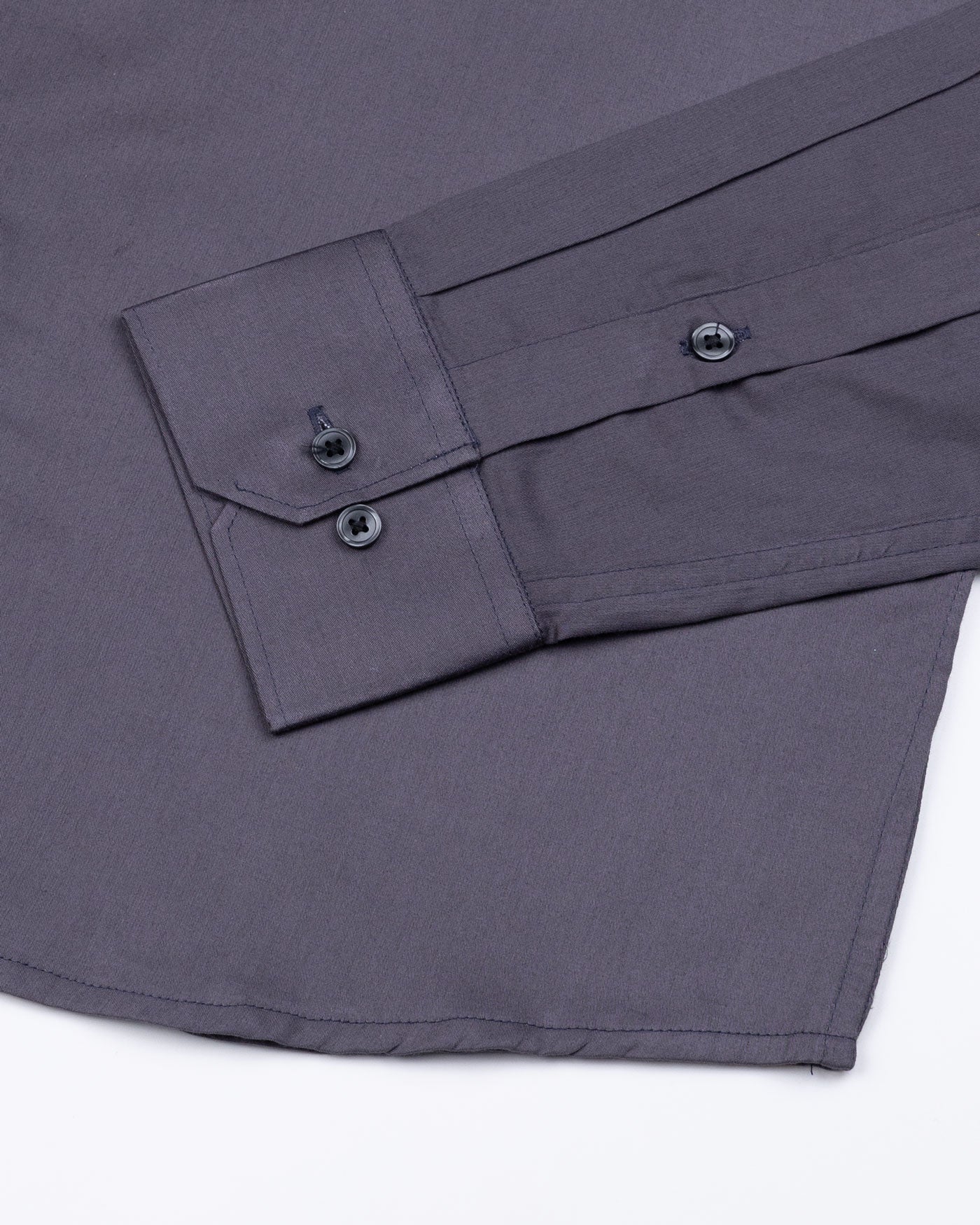 Giza Elegance Smoky Grey Premium Cotton Shirt - John Ellies