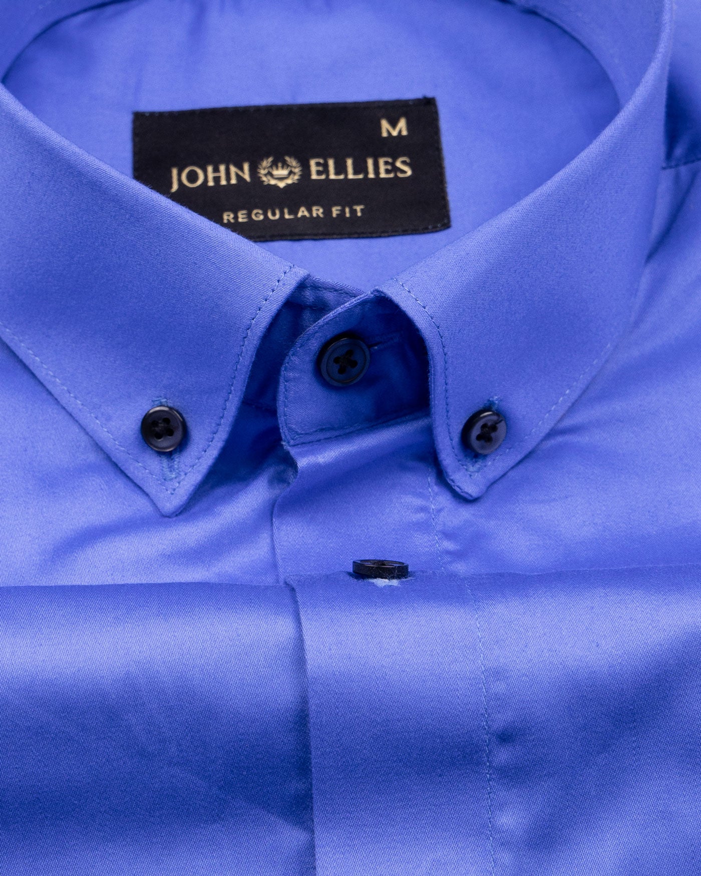 Giza Elegance Cornflower Blue Premium Cotton Shirt - John Ellies