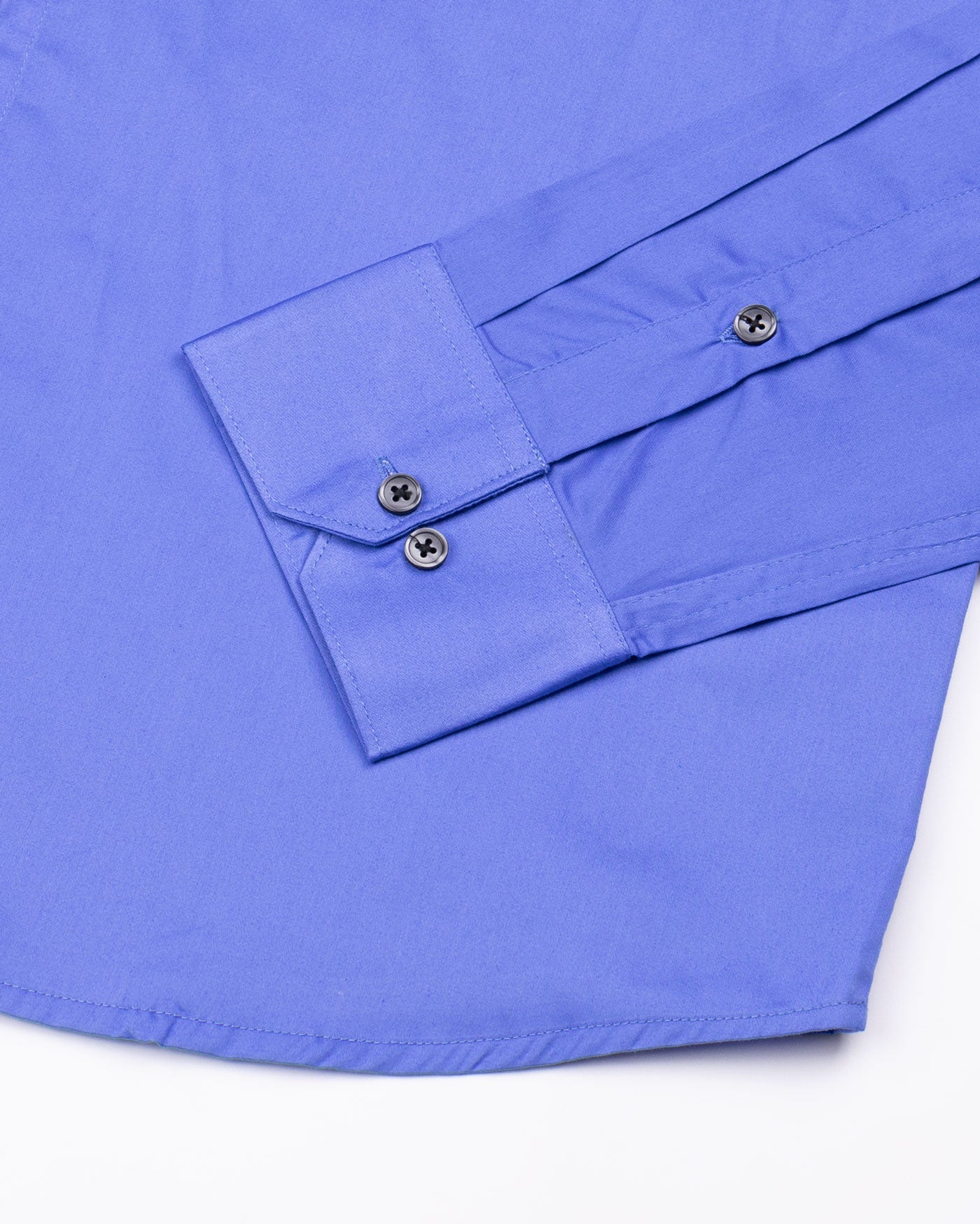 Giza Elegance Cornflower Blue Premium Cotton Shirt - John Ellies