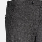 Motryx Brown Linen Plain Formal Pant - John Ellies