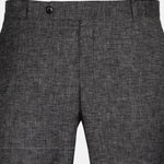 Motryx Brown Linen Plain Formal Pant - John Ellies