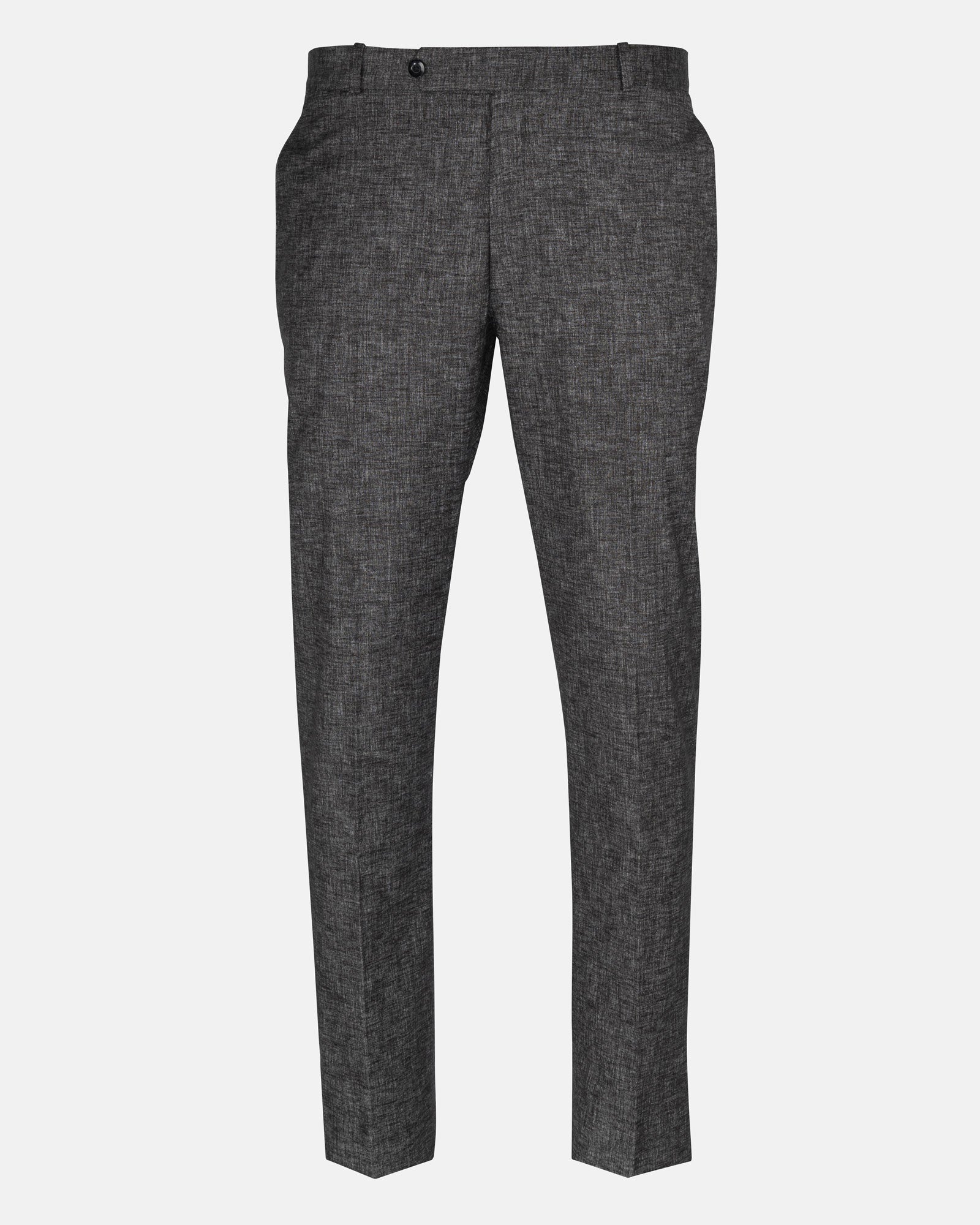 Motryx Brown Linen Plain Formal Pant - John Ellies