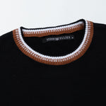 Lunal Black Cotton Plain T-Shirt - John Ellies