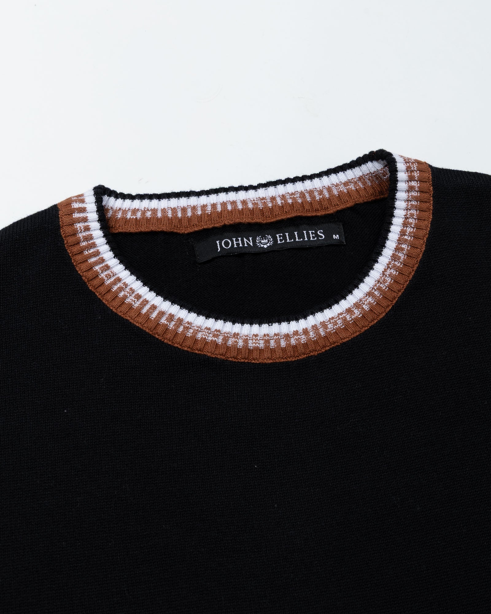 Lunal Black Cotton Plain T-Shirt - John Ellies