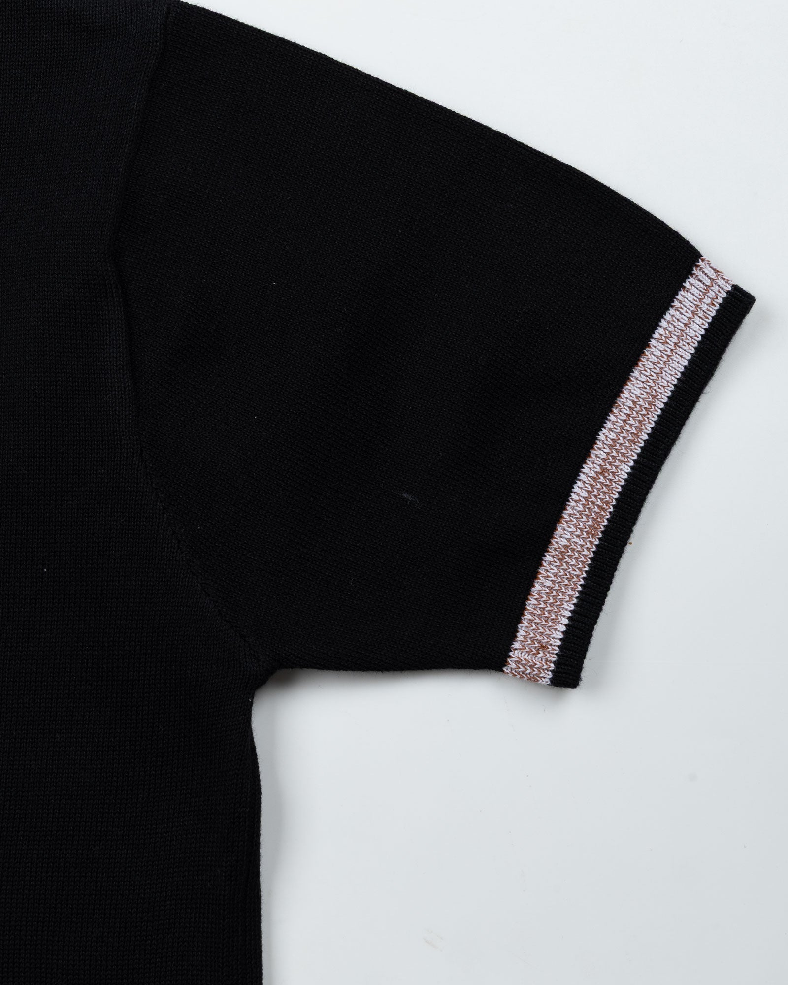 Lunal Black Cotton Plain T-Shirt - John Ellies