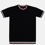 Lunal Black Cotton Plain T-Shirt - John Ellies