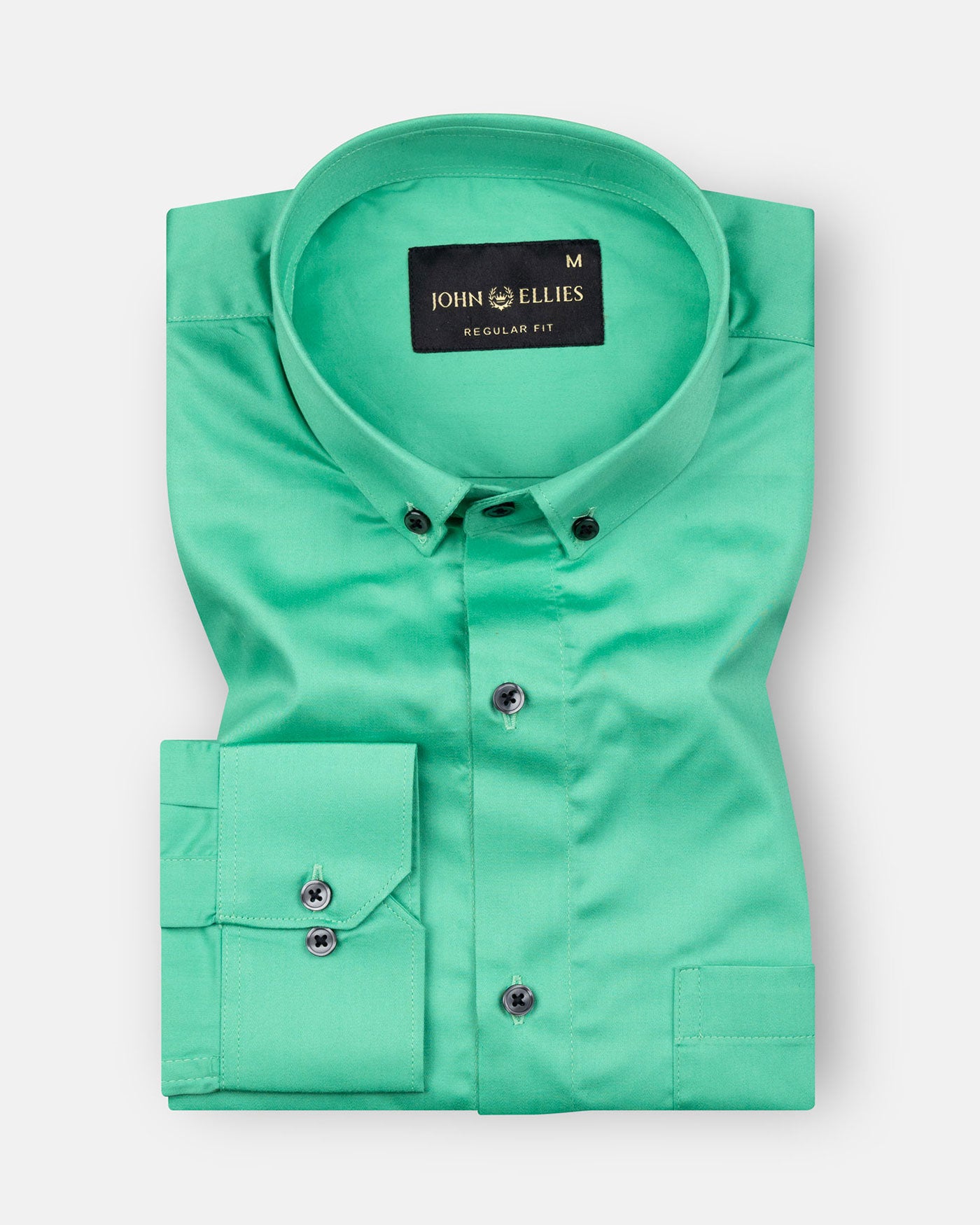 Giza Elegance Lime Premium Cotton Shirt - John Ellies