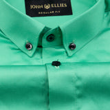 Giza Elegance Lime Premium Cotton Shirt - John Ellies