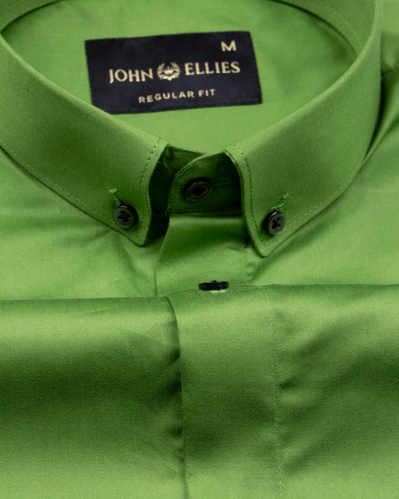 Giza Elegance Pear Green Premium Cotton Shirt - John Ellies