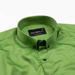 Giza Elegance Pear Green Premium Cotton Shirt - John Ellies