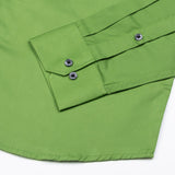 Giza Elegance Pear Green Premium Cotton Shirt - John Ellies