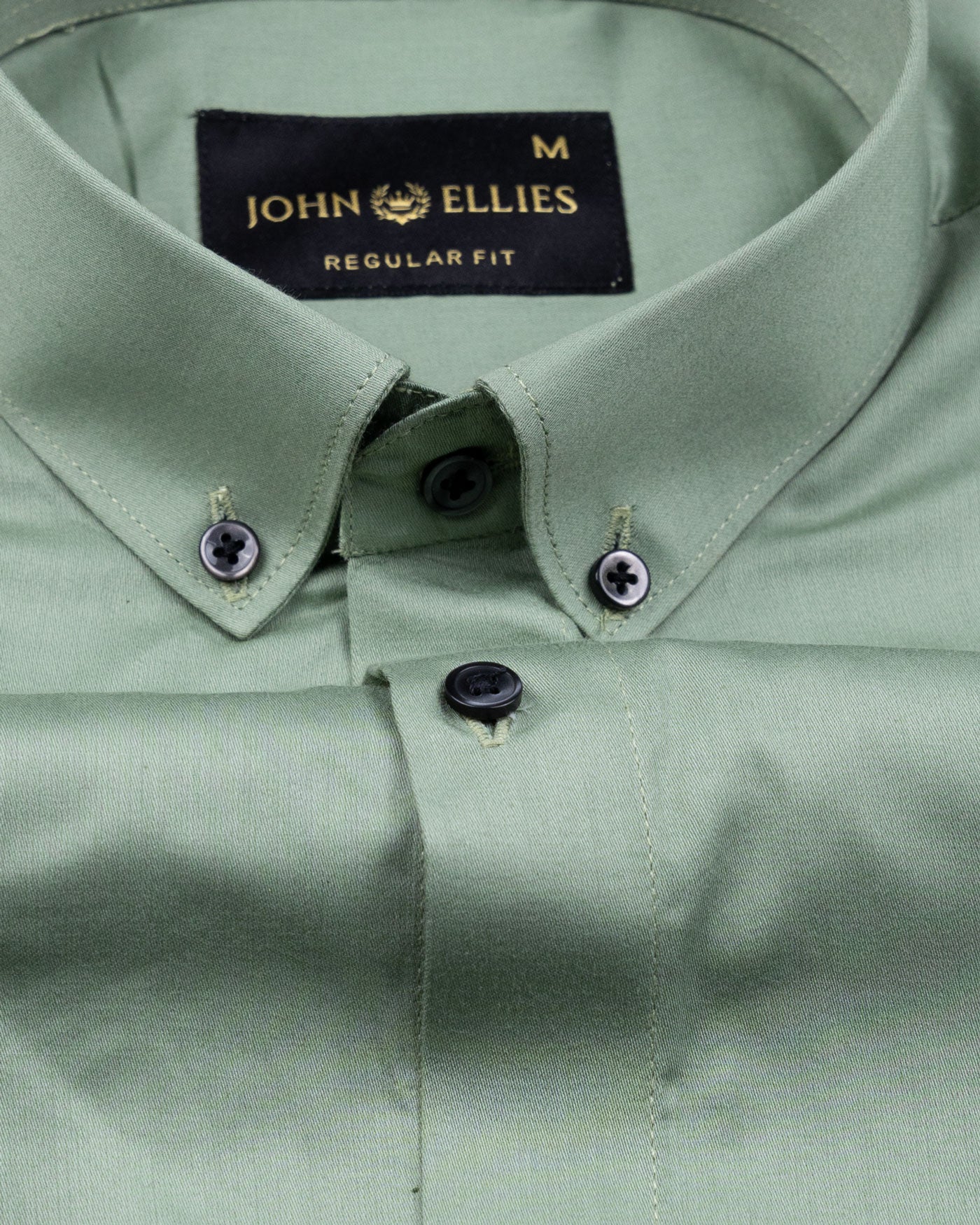 Giza Elegance Olive Premium Cotton Shirt - John Ellies