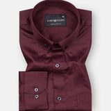 Giza Elegance Maroon Premium Cotton Shirt - John Ellies