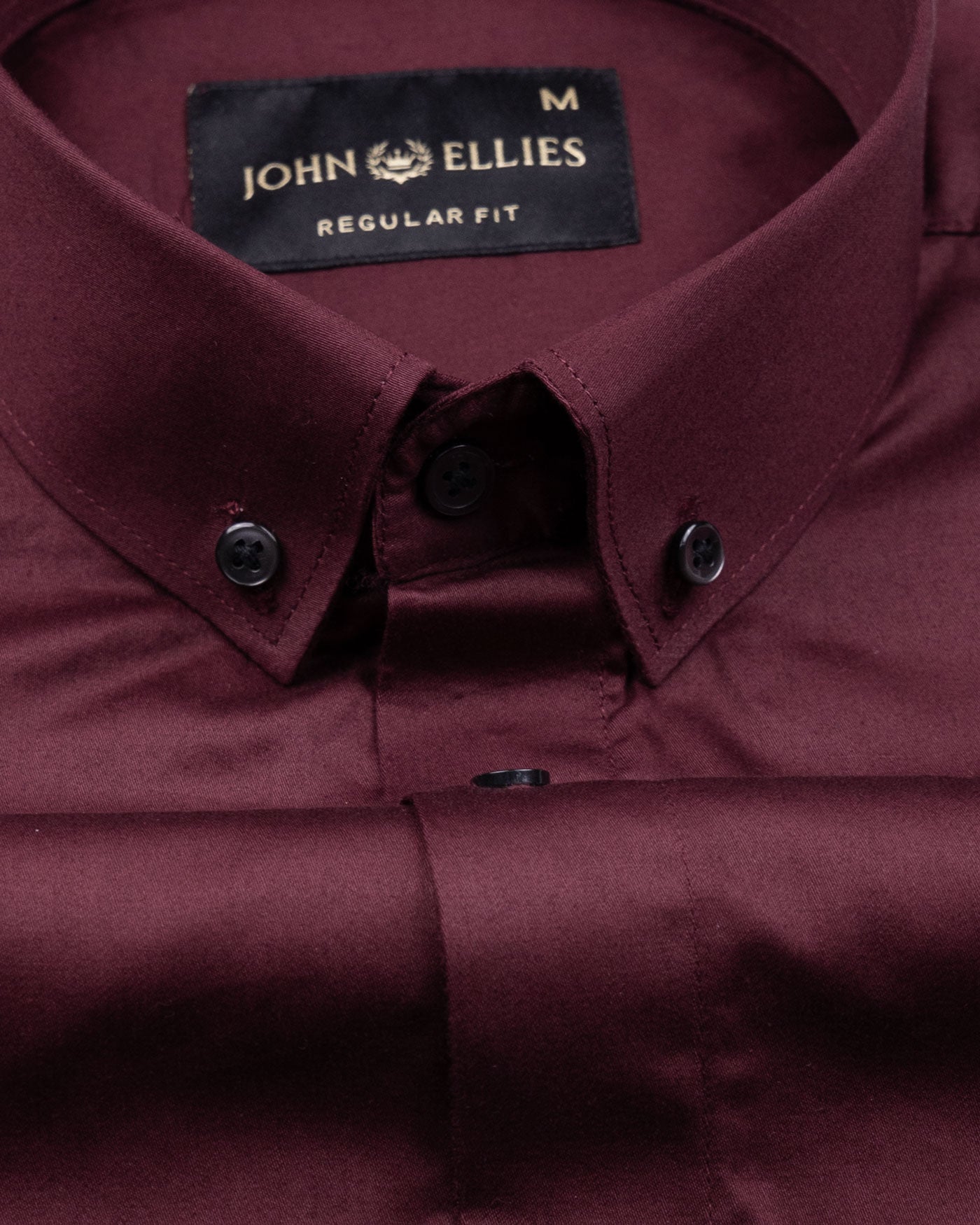 Giza Elegance Maroon Premium Cotton Shirt - John Ellies