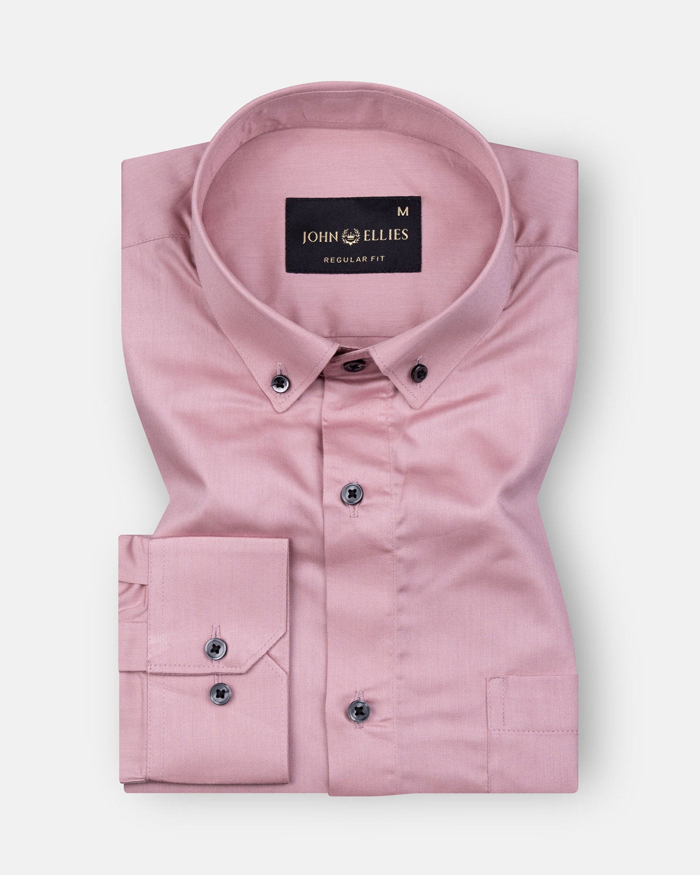 Giza Elegance Pink Premium Cotton Shirt - John Ellies