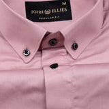 Giza Elegance Pink Premium Cotton Shirt - John Ellies