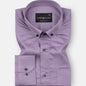 Giza Elegance Heather Purple Premium Cotton Shirt - John Ellies