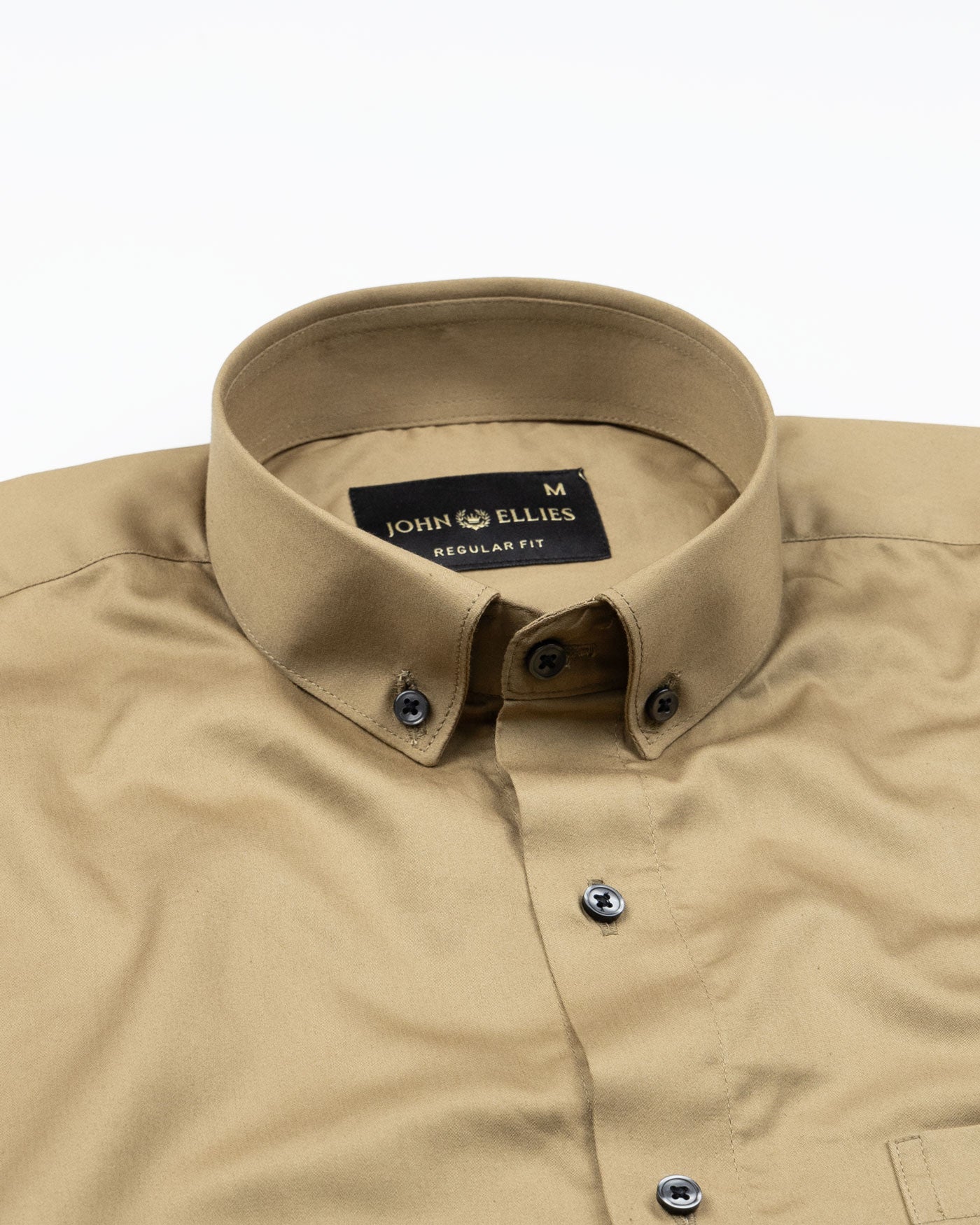 Giza Elegance Golden Yellow Premium Cotton Shirt - John Ellies