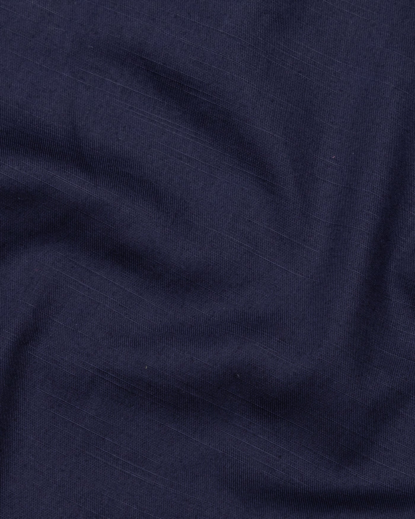 Alenor Navy Blue Plain Linen Button Down Shirt - John Ellies