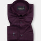 Alenor Purple Plain Linen Button Down Shirt - John Ellies