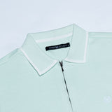 Kord Seafoam Green Cotton Polo T-Shirt - John Ellies