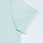 Kord Seafoam Green Cotton Polo T-Shirt - John Ellies