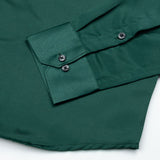 Montor Hunter Green Premium Satin Men's Shirt - John Ellies