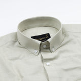 Lynthor Gin Green Plain Linen Button Down Shirt