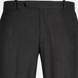Zalix Charcoal Linen Formal Pant - John Ellies