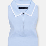 Kord Sky Blue Cotton Polo T-Shirt - John Ellies