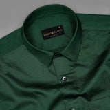 Green Super Soft Premium Cotton Formal Shirt