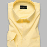 Yellow Super Soft Premium Cotton Formal Shirt