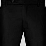 Black Normal Fit Trousers - John Ellies