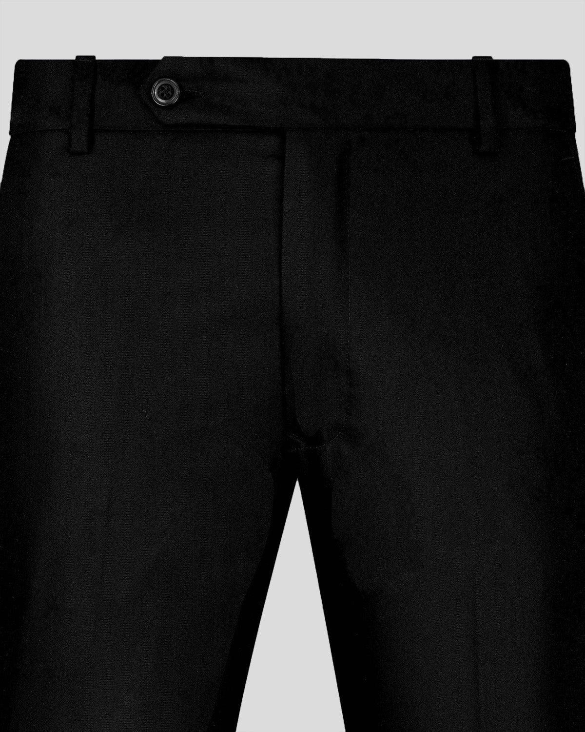 Black Normal Fit Trousers - John Ellies